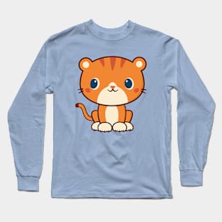 Kawaii Cute Kitten Cat Long Sleeve T-Shirt